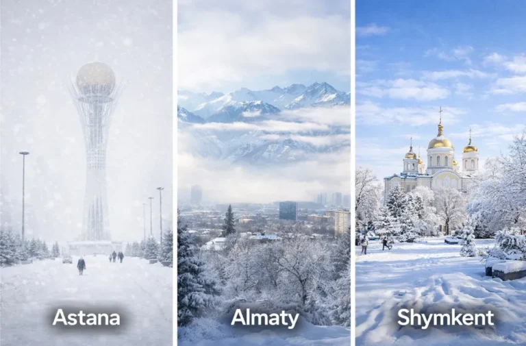 Желтоқсанның соңғы сынағы: Астана, Алматы, Шымкент неге дайын болуы керек Астана Алматы Шымкент ауа-райы