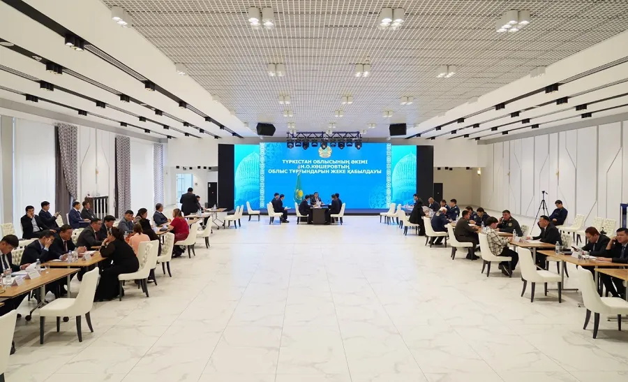 Түркістан облысы әкімі халықты қабылдады