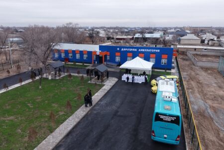 Ордабасы ауданында құны 201 млн теңгелік амбулатория ашылды амбулатория ашылды