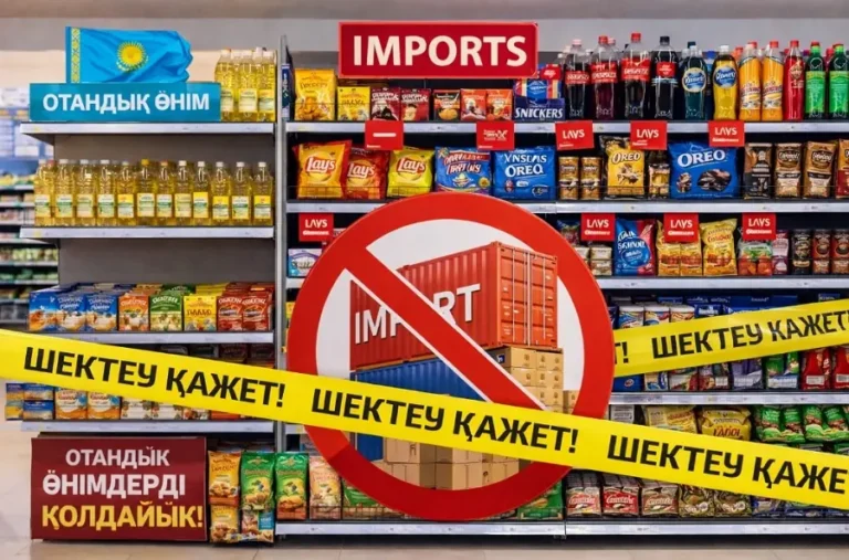 Шетелдік тауарлар басып қалды