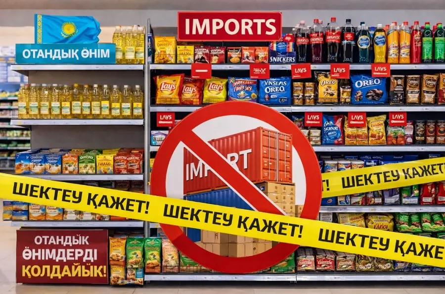 Шетелдік тауарлар басып қалды