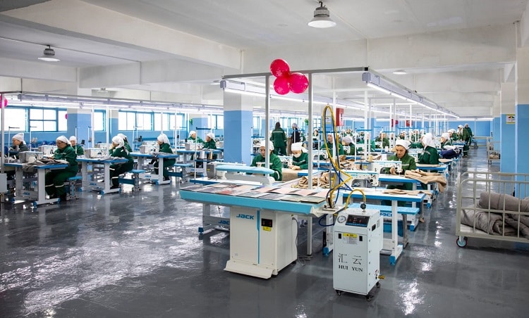 Тігін цехы Өндіріс 