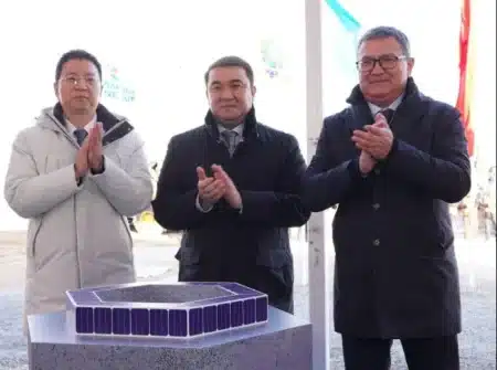 Түркістанда қуаты 300 МВт күн электр станциясының құрылысы басталды күн электр станциясы құрылысы басталды