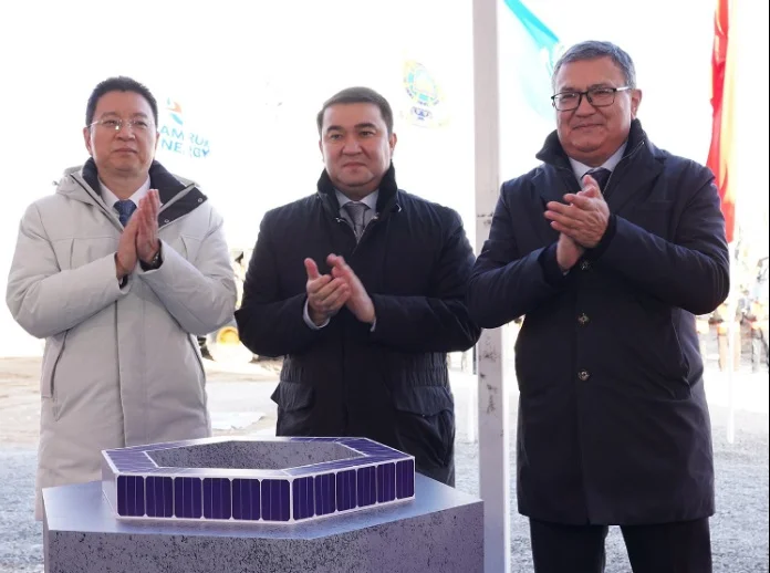 Түркістанда қуаты 300 МВт күн электр станциясының құрылысы басталды күн электр станциясы құрылысы басталды