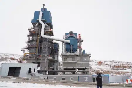 Түркістан облысында әк зауыты ашылды Түркістанда әк зауыты ашылды