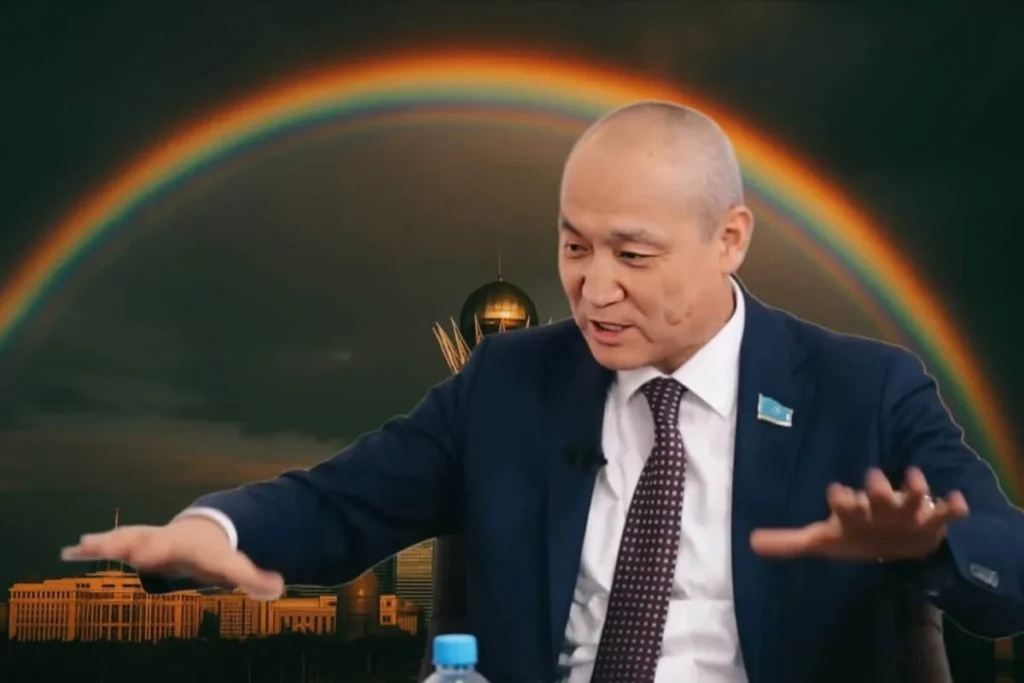 Кемпірқосаққа қарсы күрес: Жаңбыршин атындағы заң күшіне енді депутат Жанбыршин