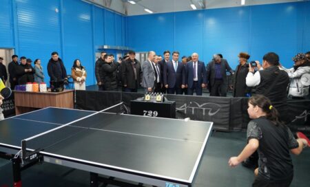 Жетісайда заманауи үстел теннисі орталығы ашылды Жетісай тенис