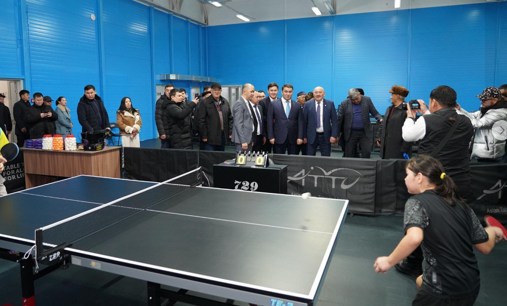 Жетісайда заманауи үстел теннисі орталығы ашылды Жетісай тенис