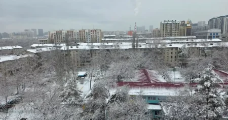 Ақпанның соңғы сыны: Қазақстанда қар мен жаңбыр араласқан күн басталады Алматы қаласы қар жауды
