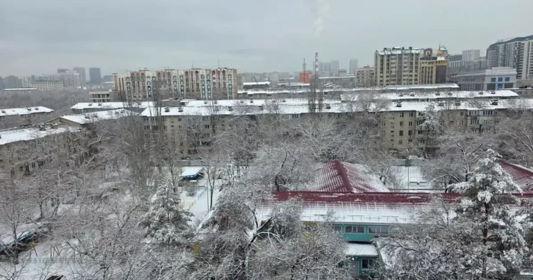 Алматы қаласы қар жауды
