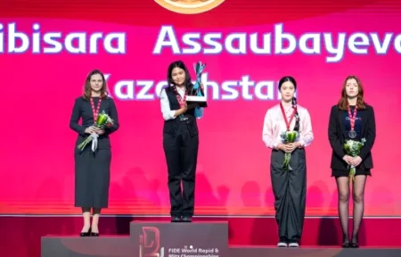 Шахмат додасы: Бибісара үздіктер қатарында Бибісара Асаубаева