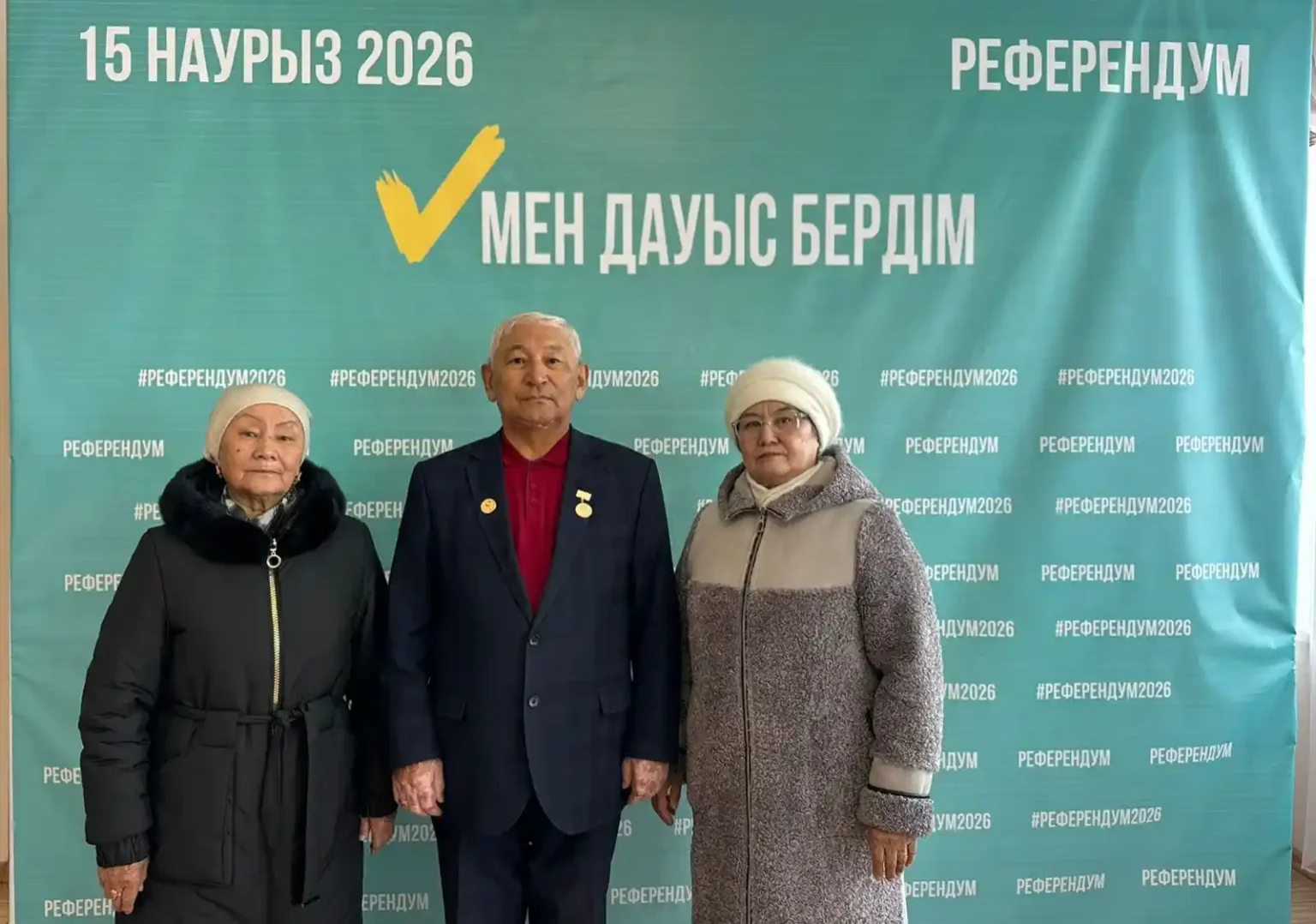 Абайдың ұрпақтары референдумға қатысып, тарихи таңдау жасады Абайдың ұрпақтары
