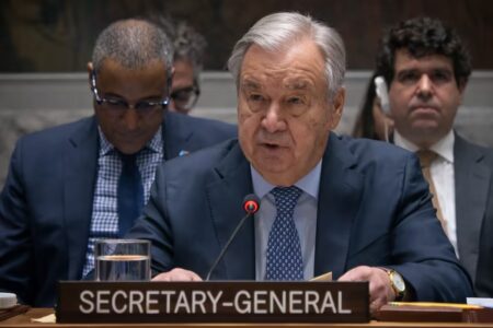 БҰҰ-дағы түнгі жиын: Гутерриш АҚШ, Израиль және Иранды сабырға шақырды АҚШ пен Иран соғысы