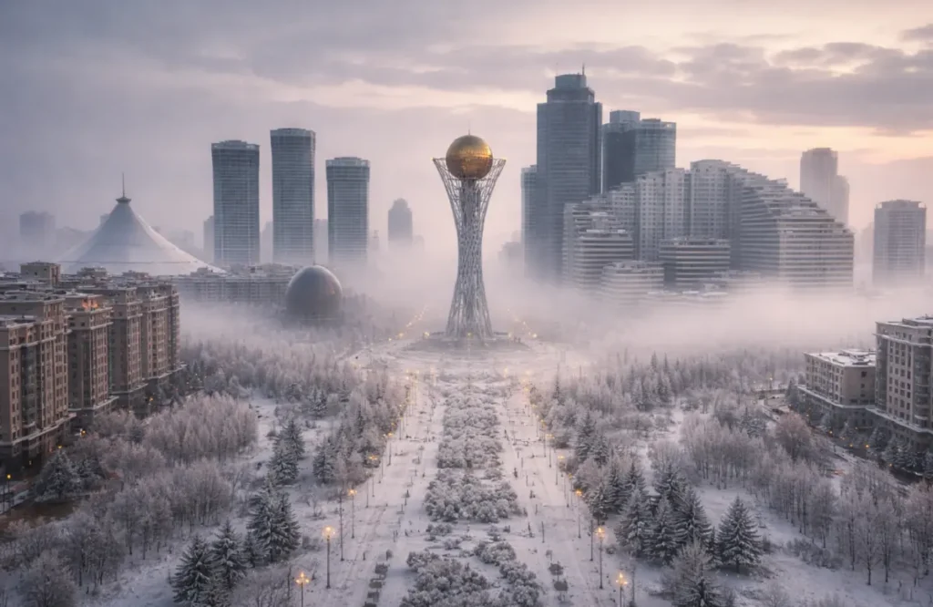 Астанада тұман мен салқын, Алматыда жылылық орнайды Астана тұман