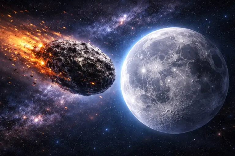 Айға қауіп төндірген астероид оны айналып өтеді астероид Ай