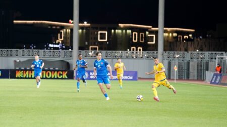 Түркістан футбол тарихында жаңа парақ ашты: «Түркістан Аренада» тұңғыш рет УЕФА матчы өтті