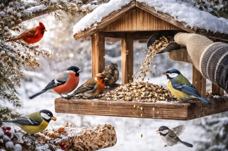 Құстарды қоректендіру