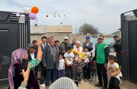 Ағайынның бірлігі: Төрткүлде көпбалалы ана баспаналы болды қоныс той