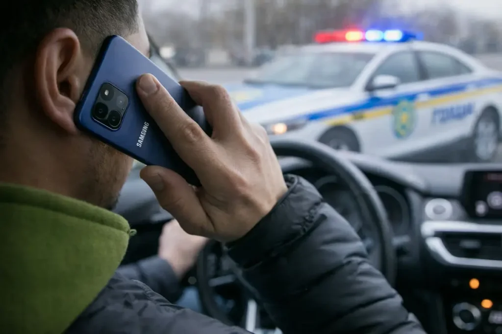 Көлікте телефон ұстауға тыйым салынады: даулы бапқа қатысты қарсылық күшейуде телефон ұстауға тыйым салынады