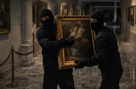 Ұрылар құны миллионмен өлшенетін бірнеше картинаны үш минутта ұрлап кетті ұрлық