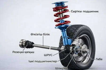 Амортизатор мен шарнир: Жолдағы жайлылық пен тұрақтылықтың сыры Амортизатор шарнир