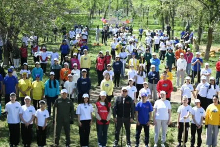 Көгалдандыру керуені: Алматы облысы жыл сайын 220 мың ағаш егеді Таза Қазақстан