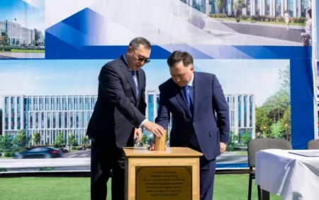 Қонаев қаласында облыстық соттың ғимаратының іргетасы қаланды Алматы