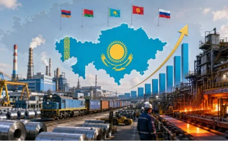 Өнеркәсіптегі серпіліс: Қазақстан ЕАЭО көшбасшыларының қатарына қосылды Еуразиялы одақ