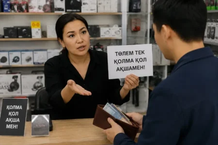 «Тек қолма-қол» деген сылтау өтпейді: Төлем қабылдамаған бизнеске айыппұл салынады қолма қол төлем
