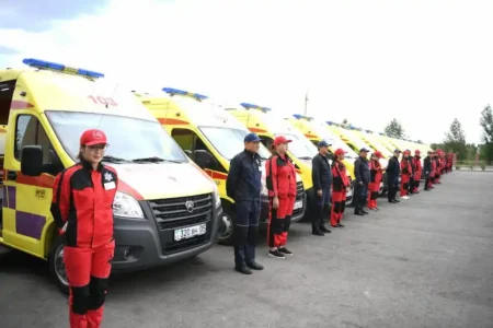Жедел көмек күшейеді: Алматы облысы 70 жаңа санитариялық көлік алды жедел жәрдем