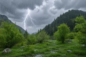 ауа райы жаңбыр найзағай