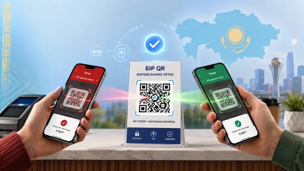 Kaspi не Halyk деп таңдамайсыз: Қазақстанда бірыңғай QR іске қосылады бірыңғай QR