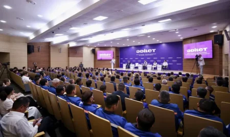 Атырауда «Әділет» партиясының кандидаттары өндіріс өкілдерімен жүздесті