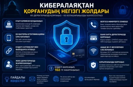 Кибергигиена қағидаларын меңгеріңіз: Қауіп бір сілтемеден басталады Кибергигиена