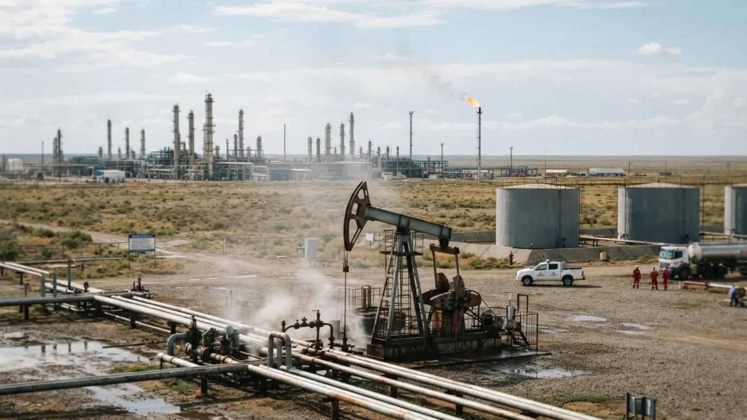 Brent маркалы мұнай бағасы қайта өсіп, 101 доллардан асты Brent маркалы мұнай бағасы қайта өсіп, 101 доллардан асты тақырыбы бойынша иллюстрациялық сурет