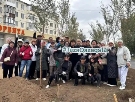 Таза Қазақстан елорданың жасыл белдеуін кеңейте түсті