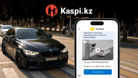 Айыппұлдың айғағы енді қолда: Kaspi.kz жол ережесін бұзған сәтті көрсетеді kaspi штраф