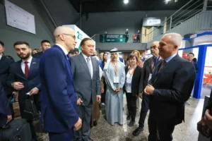 Алматыда мұнай-газ саласының KIOGE 2026 мерейтойлық халықаралық көрмесі басталды тақырыбы бойынша иллюстрациялық сурет