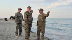 Трагедия на учениях в Каспийском море: Минобороны объявило об окончании поисков тақырыбы бойынша иллюстрациялық сурет
