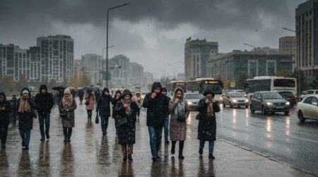 2 қазанда Қазақстанның басым бөлігінде күн суытып, жауын жауады 2 қазанда Қазақстанның басым бөлігінде күн суытып, жауын жауады тақырыбы бойынша иллюстрациялық сурет