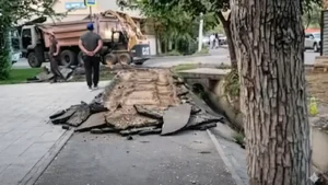 Алматы әкімдігі Жандосов көшесіндегі асфальттың неге алынып жатқанын түсіндірді тақырыбы бойынша иллюстрациялық сурет