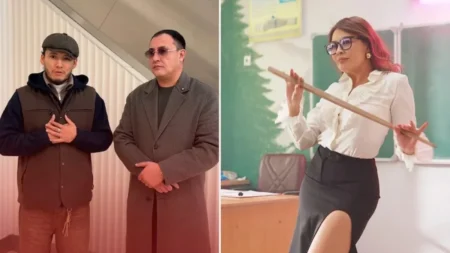 Алматыдағы колледж аудиториясында түсірілген даулы клип тексеріліп жатыр тақырыбы бойынша иллюстрациялық сурет