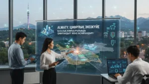 Алматыны цифрландыру: мегаполисте қандай ауқымды жобалар іске асырылуда? тақырыбы бойынша иллюстрациялық сурет