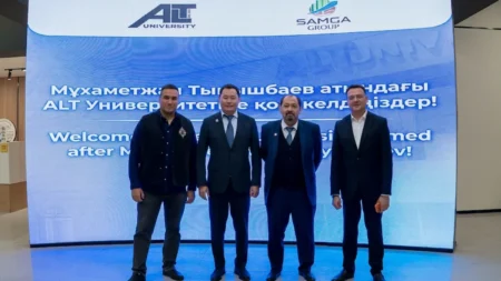 ALT University студенттеріне жаңа мүмкіндік: өндіріс пен білім қалай ұштаспақ? ALT University студенттеріне жаңа мүмкіндік: өндіріс пен білім қалай ұштаспақ? тақырыбы бойынша иллюстрациялық сурет