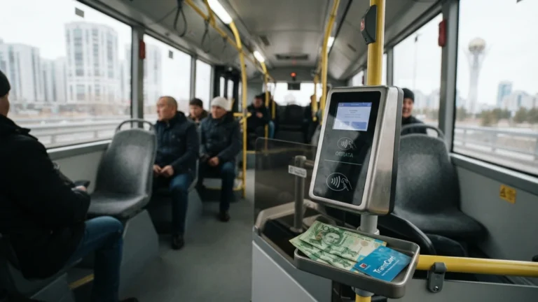 Астанада қоғамдық көлікте жол ақысын 150 теңгеге көтеру ұсынылды тақырыбы бойынша иллюстрациялық сурет
