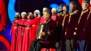 Елордалық зейнеткерлерге Қарттар күніне орай мерекелік концерт ұйымдастырылды тақырыбы бойынша иллюстрациялық сурет