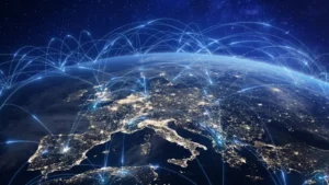 Еуропа мен Amazon компаниясы Starlink жерсеріктік интернетіне балама әзірлеп жатыр тақырыбы бойынша иллюстрациялық сурет