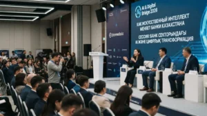 Как искусственный интеллект меняет банки Казахстана: сессия на Digital Bridge тақырыбы бойынша иллюстрациялық сурет