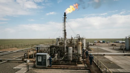 Мұнайшылар ауаға жаққан газ үшін мемлекетке қанша салық төлейді? Мұнайшылар ауаға жаққан газ үшін мемлекетке қанша салық төлейді? тақырыбы бойынша иллюстрациялық сурет