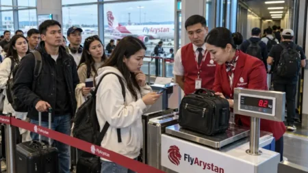 Мұрат Әбенов FlyArystan-ның трап маңындағы алымдарын «рэкет» деп атады Мұрат Әбенов FlyArystan-ның трап маңындағы алымдарын рэкет деп атады тақырыбы бойынша иллюстрациялық сурет
